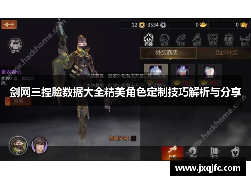 剑网三捏脸数据大全精美角色定制技巧解析与分享
